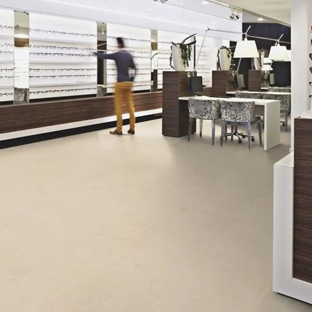 Online Linoleumilaatta Marmoleum Click Cloudy Sand 30x60 cm harmaa beige Linoleumi