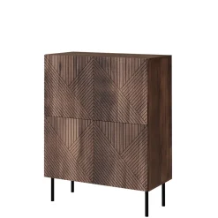 Lipasto ART DECO 4D, ruskea (2364) Lipastot