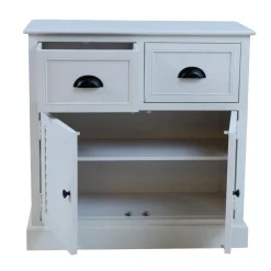 Lipasto Meldon 75x33x75cm, valkoinen*Home4you