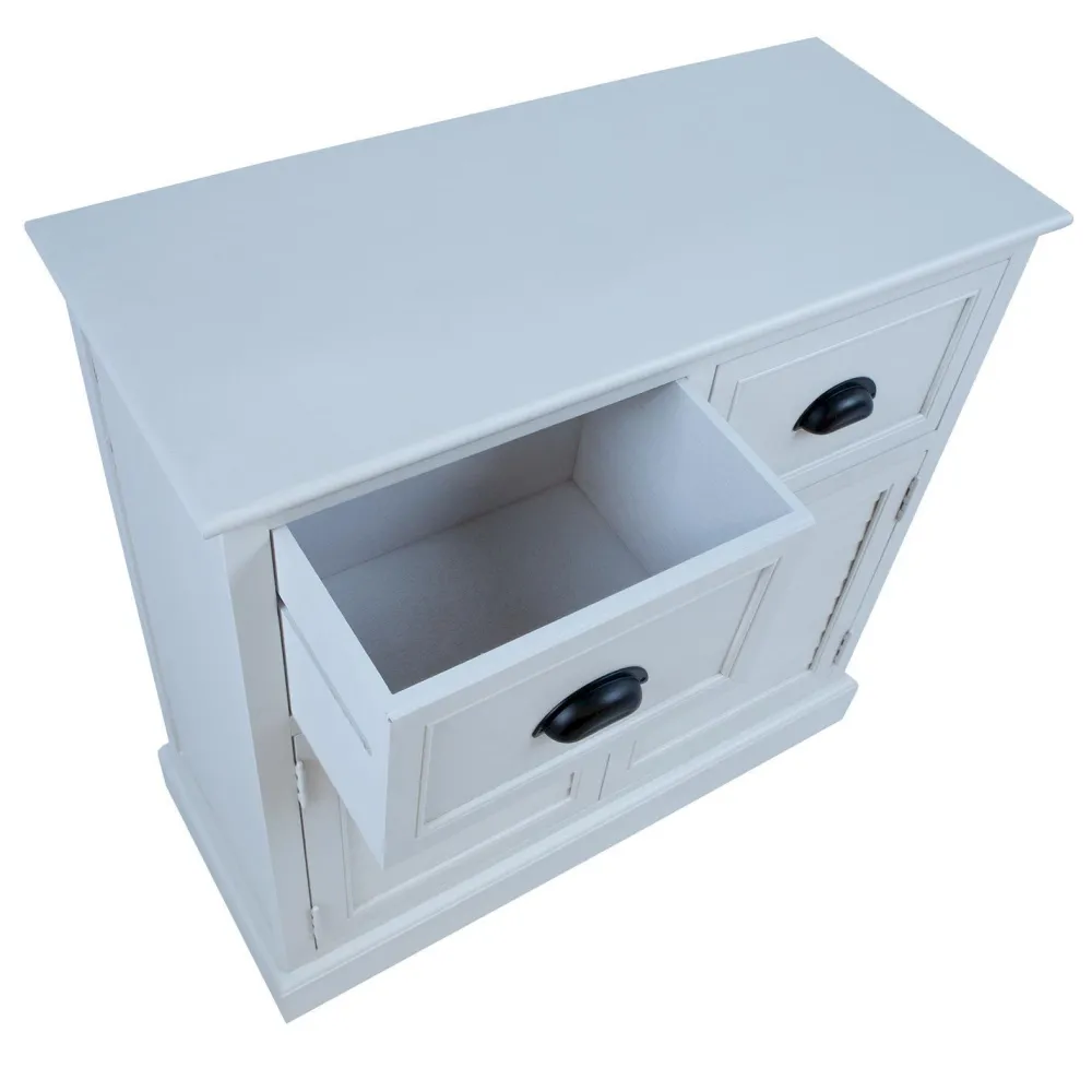Lipasto Meldon 75x33x75cm, valkoinen*Home4you