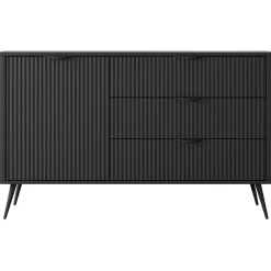 Lipasto 1D3S LANTE, 82x138cm, musta*Nomla Outlet