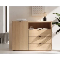 Lipasto 1D3SZ CYLIZA CY01, 80x106cm, beige*Nomla Online