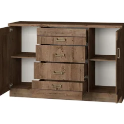 Online Lipasto TADEUSZ 6, 90x140cm, ruskea Lipastot