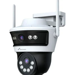 Lisävalvontakamera Nivian PT-Dual-Dome kamerapakettiin, 4MP (2+2) kaksoiskamera, yönäkö*Celotron Hot