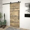 Outlet Liukuoven asennussarja malli 2 leveys 183 cm musta Liukuovet|Liukuovet