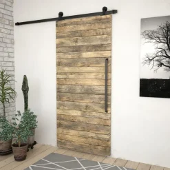 Outlet Liukuoven asennussarja malli 2 leveys 183 cm musta Liukuovet|Liukuovet