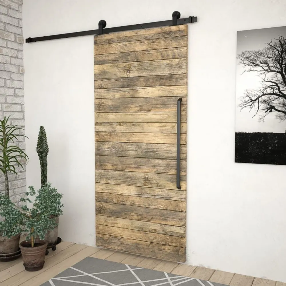 Outlet Liukuoven asennussarja malli 2 leveys 183 cm musta Liukuovet|Liukuovet