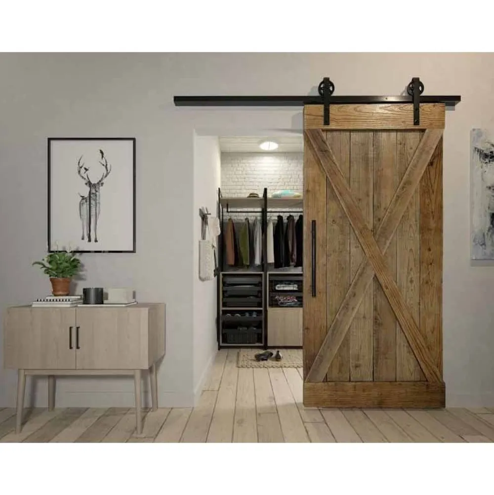 Discount Liukuoven kisko ja helasarja LOFT, musta Liukuovet|Sisäovet