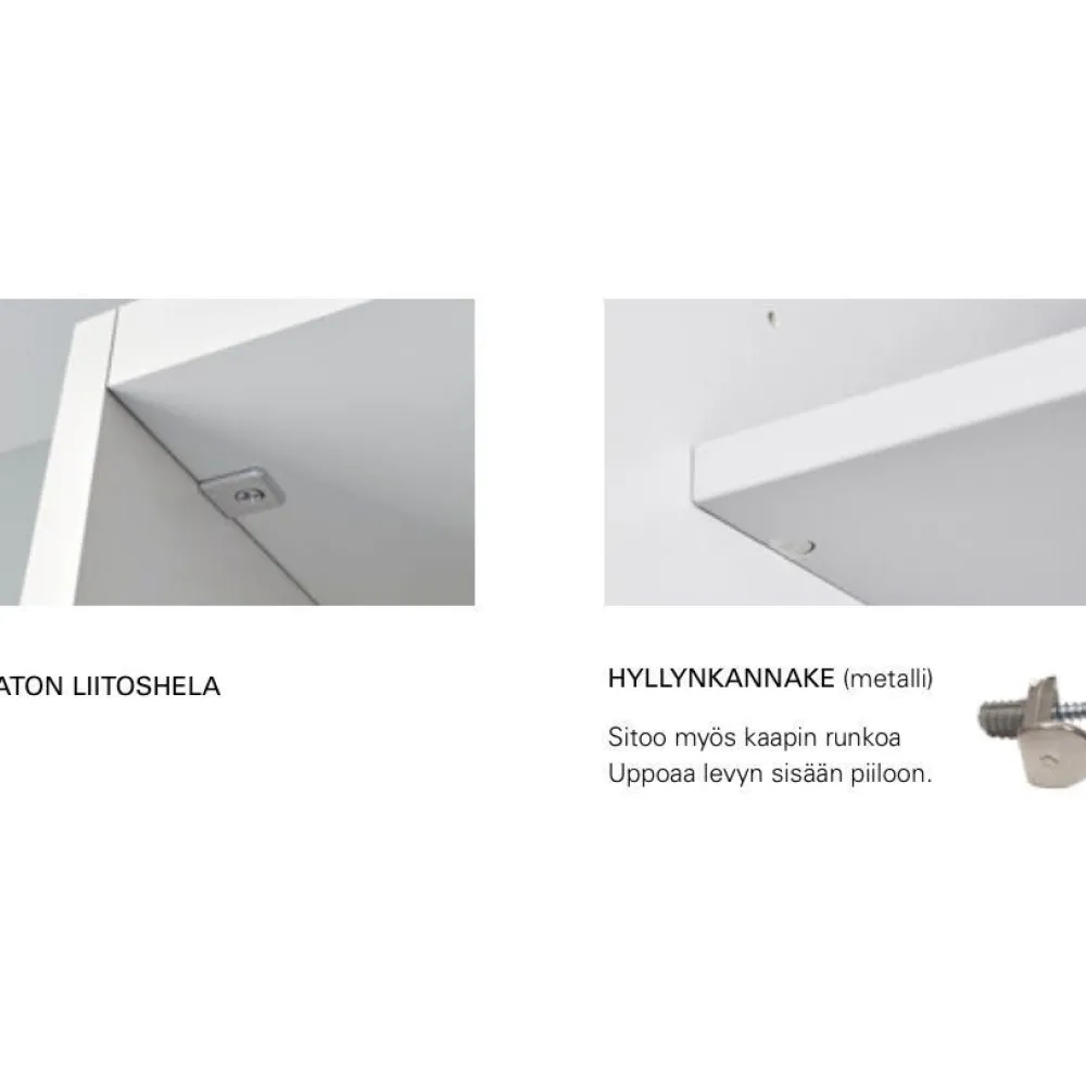 Clearance Liukuovikaappi 110-155cm, tangoilla, mittojen mukaan, eri värejä Liukuovikaapit