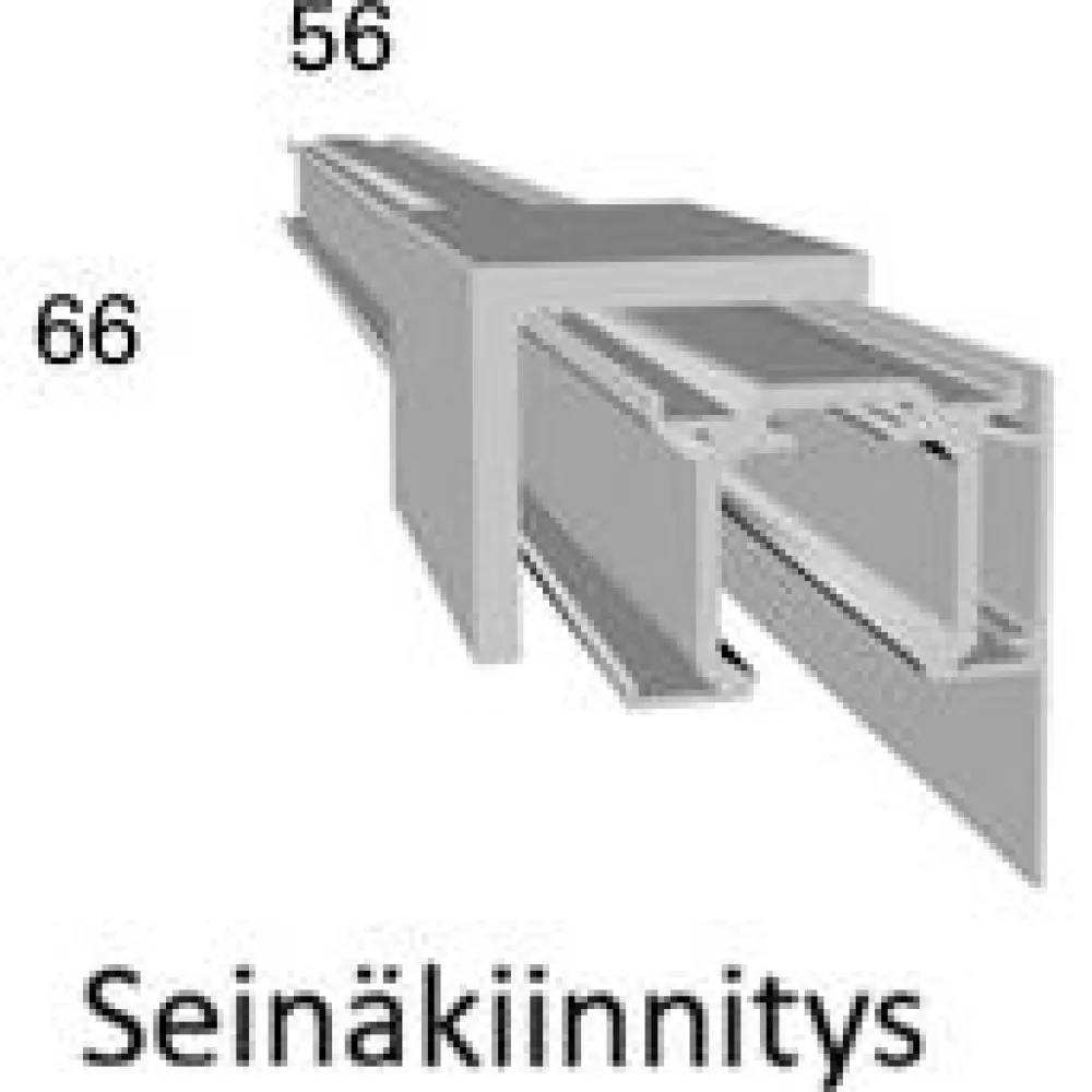 New Liukuovi Sointu, yläkantoinen, mittojen mukaan Liukuovet|Sisäovet