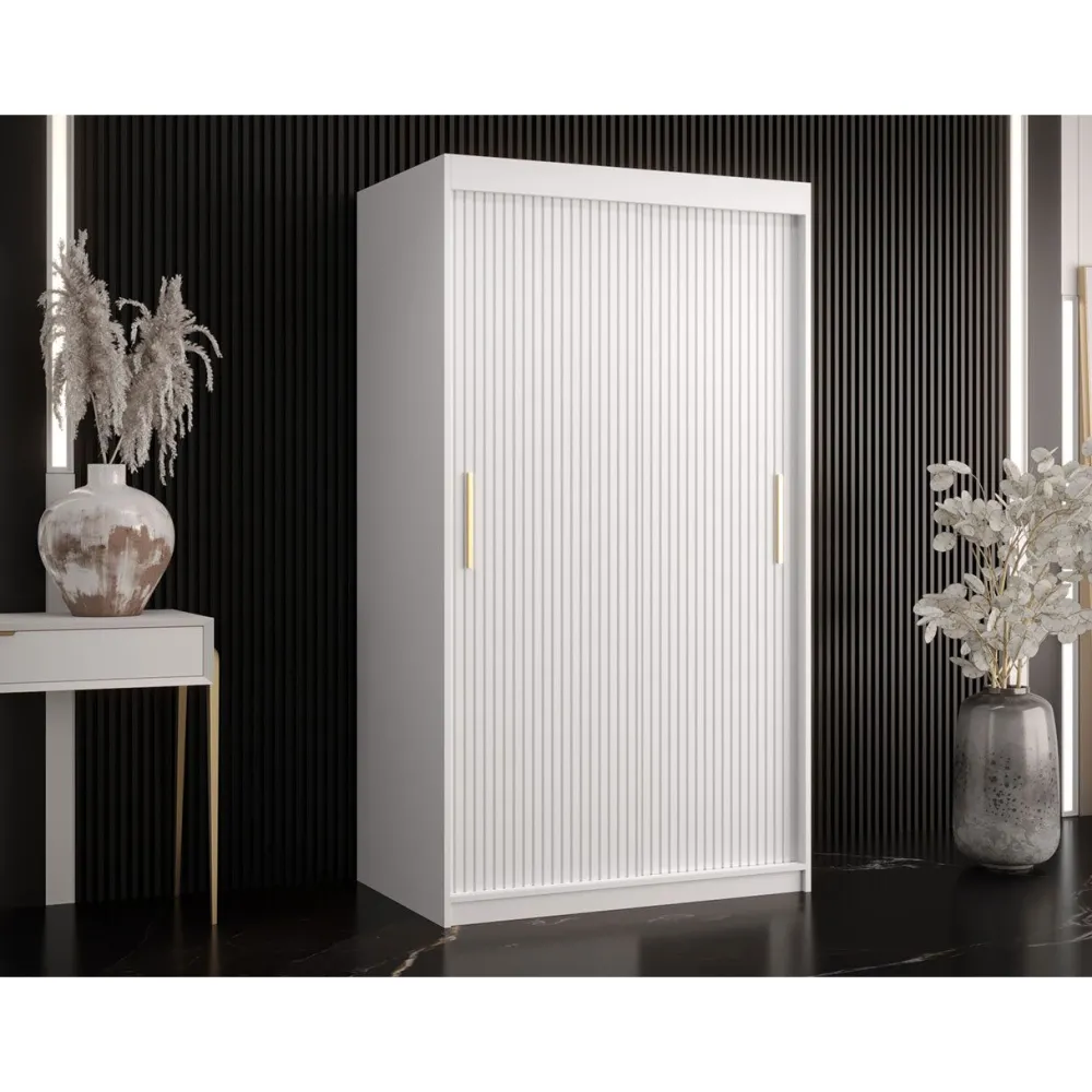 Liukuovivaatekaappi RIFLO SLIM 1 100, 100x200cm*Nomla Clearance