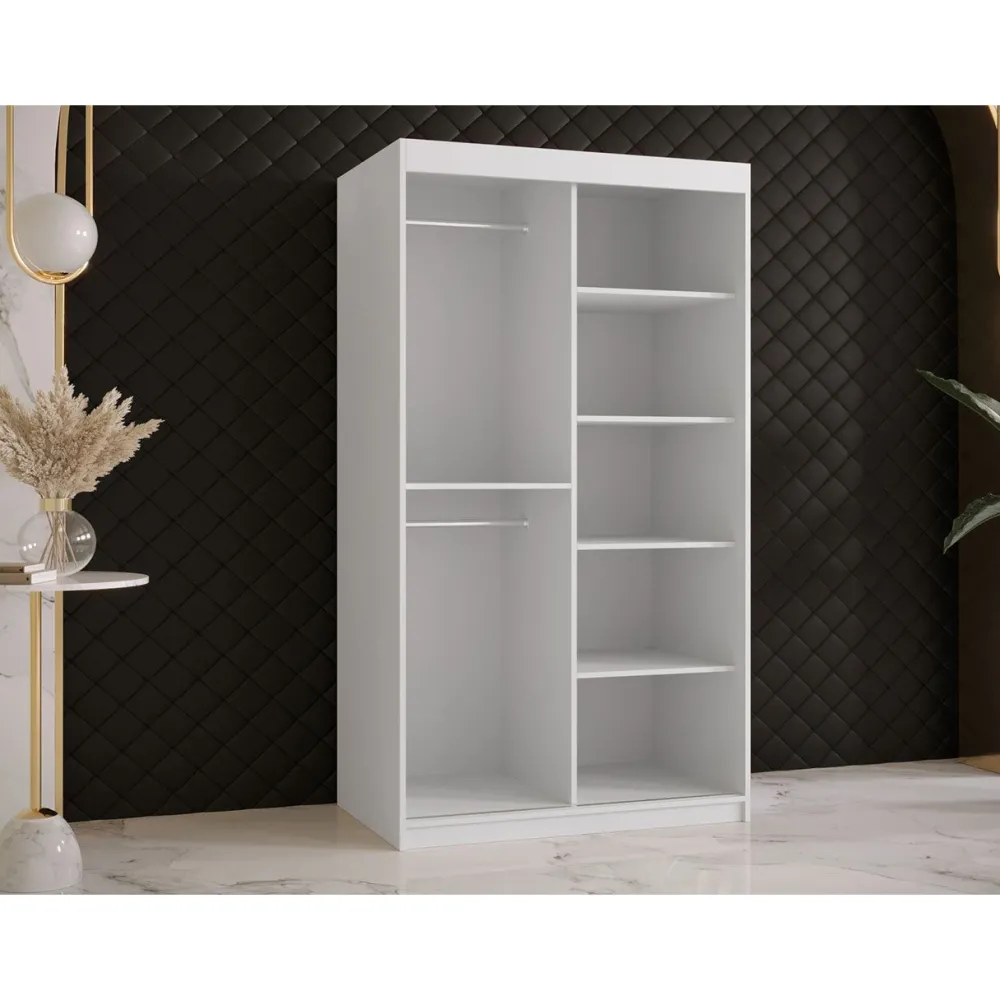 Liukuovivaatekaappi RIFLO SLIM 1 100, 100x200cm*Nomla Clearance