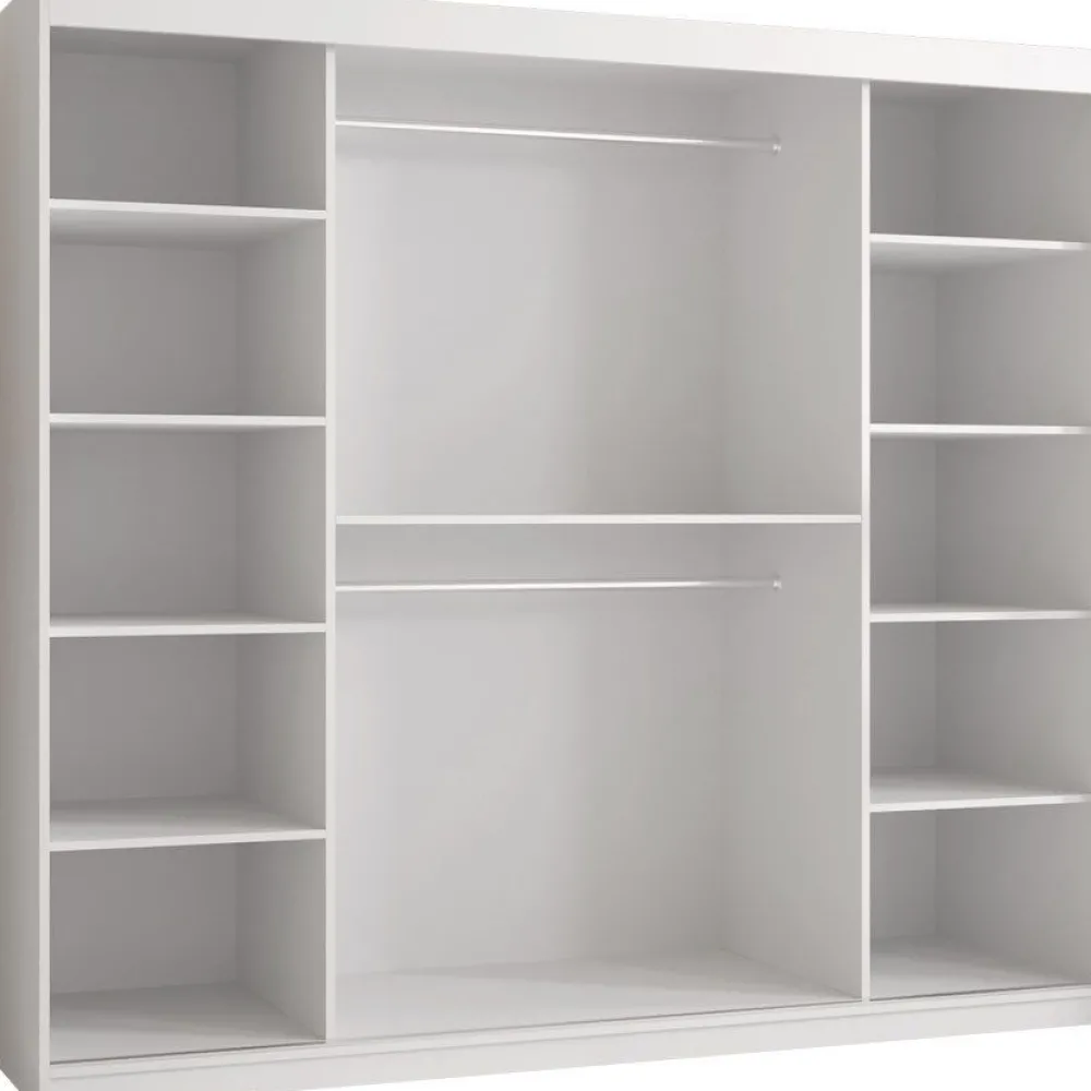 Liukuovivaatekaappi RIFLO SLIM 2 200, 200x200cm Liukuovikaapit