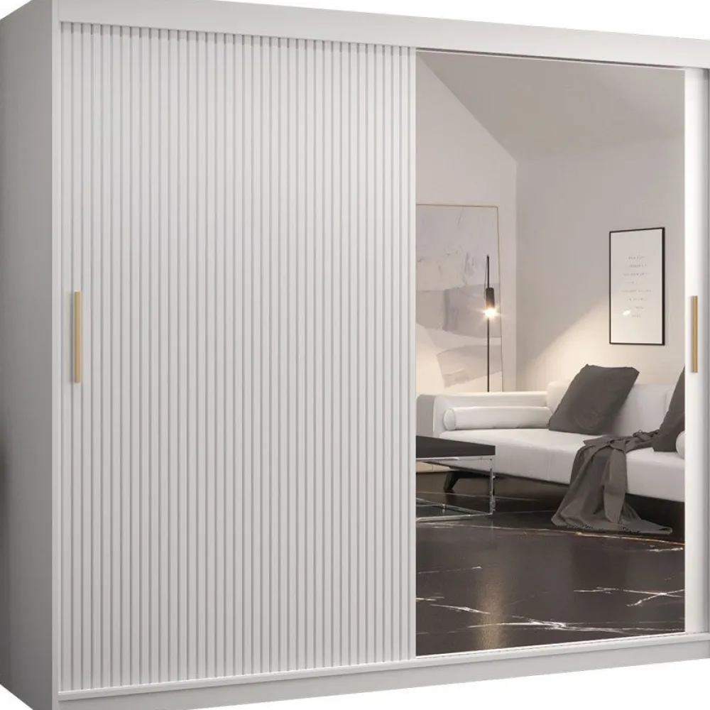 Liukuovivaatekaappi RIFLO SLIM 2 200, 200x200cm Liukuovikaapit