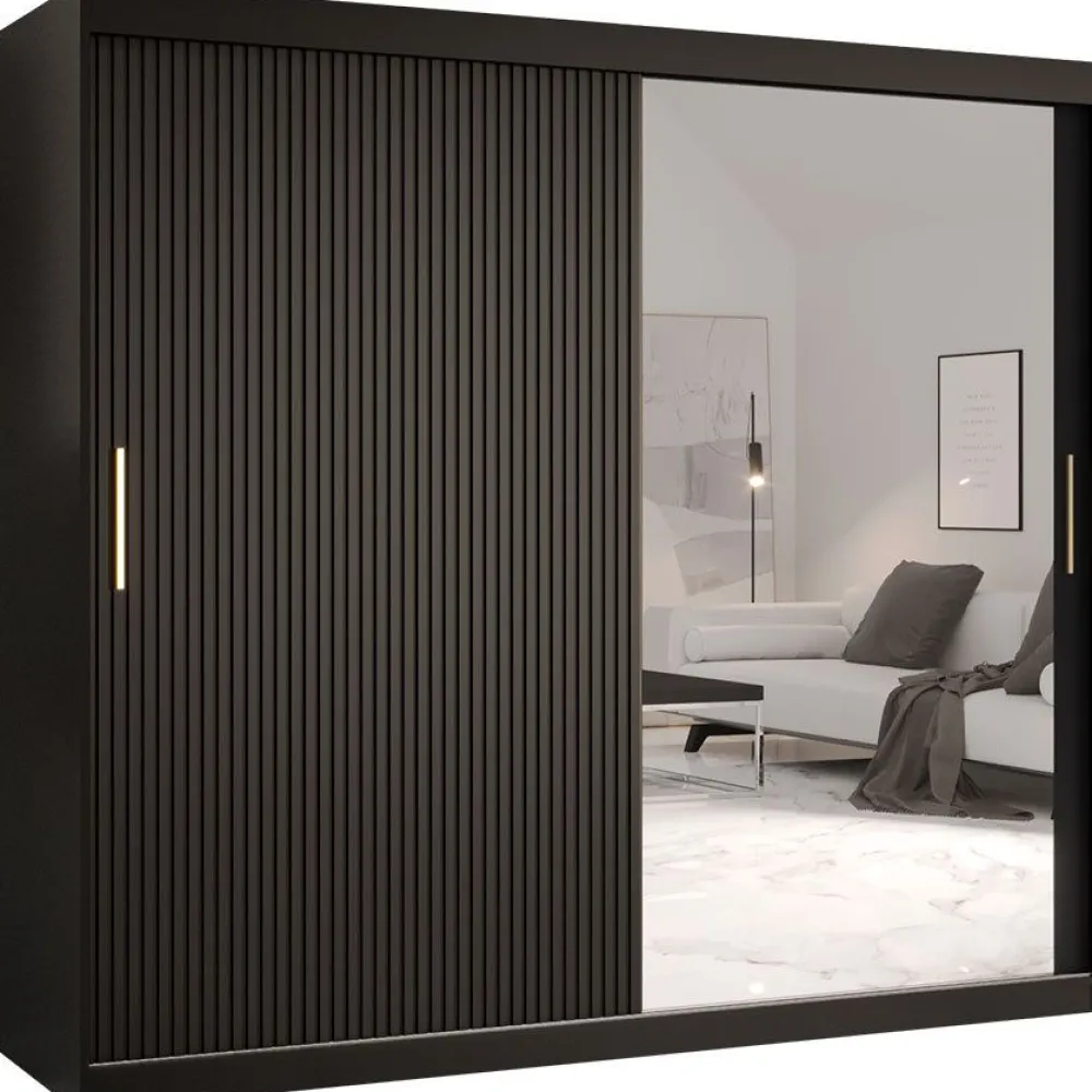 Liukuovivaatekaappi RIFLO SLIM 2 200, 200x200cm Liukuovikaapit