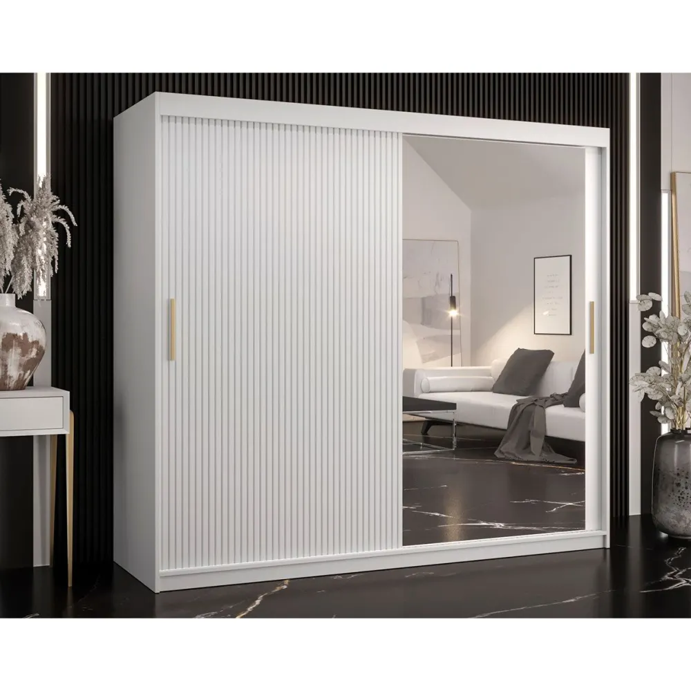 Liukuovivaatekaappi RIFLO SLIM 2 200, 200x200cm Liukuovikaapit