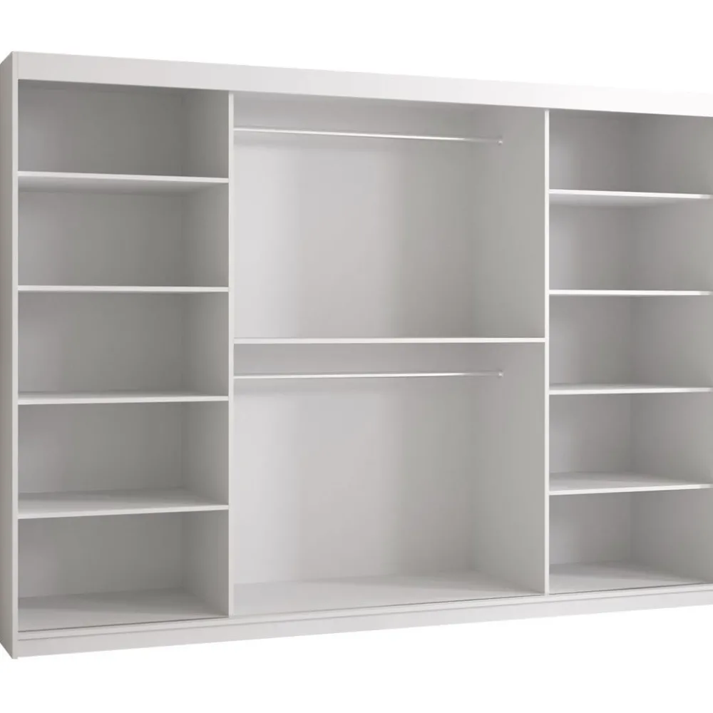 Online Liukuovivaatekaappi RIFLO SLIM 2 250, 250x200cm Liukuovikaapit
