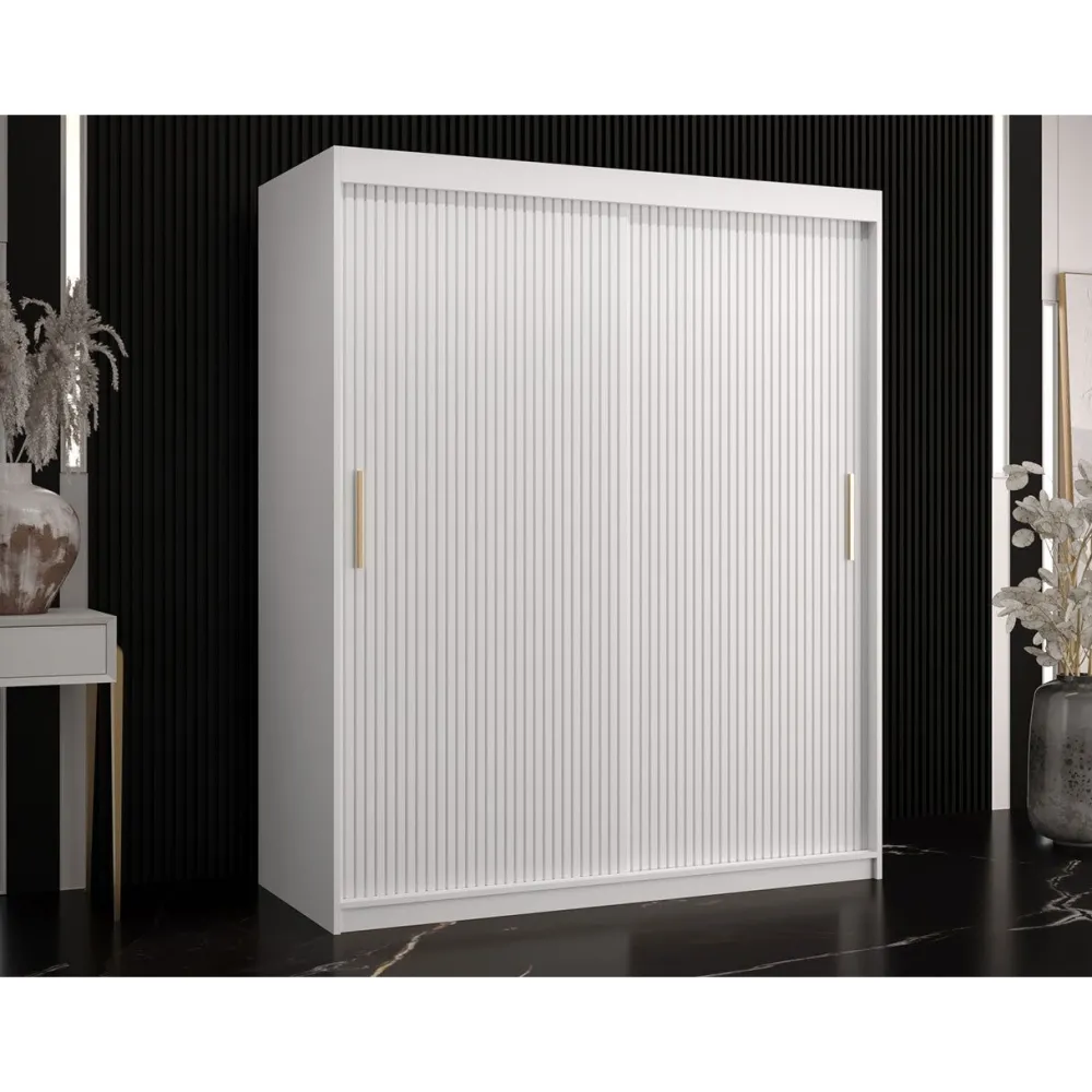 Discount Liukuovivaatekaappi RIFLO SLIM 1 150, 150x200cm Liukuovikaapit