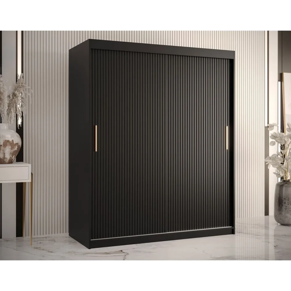 Discount Liukuovivaatekaappi RIFLO SLIM 1 150, 150x200cm Liukuovikaapit