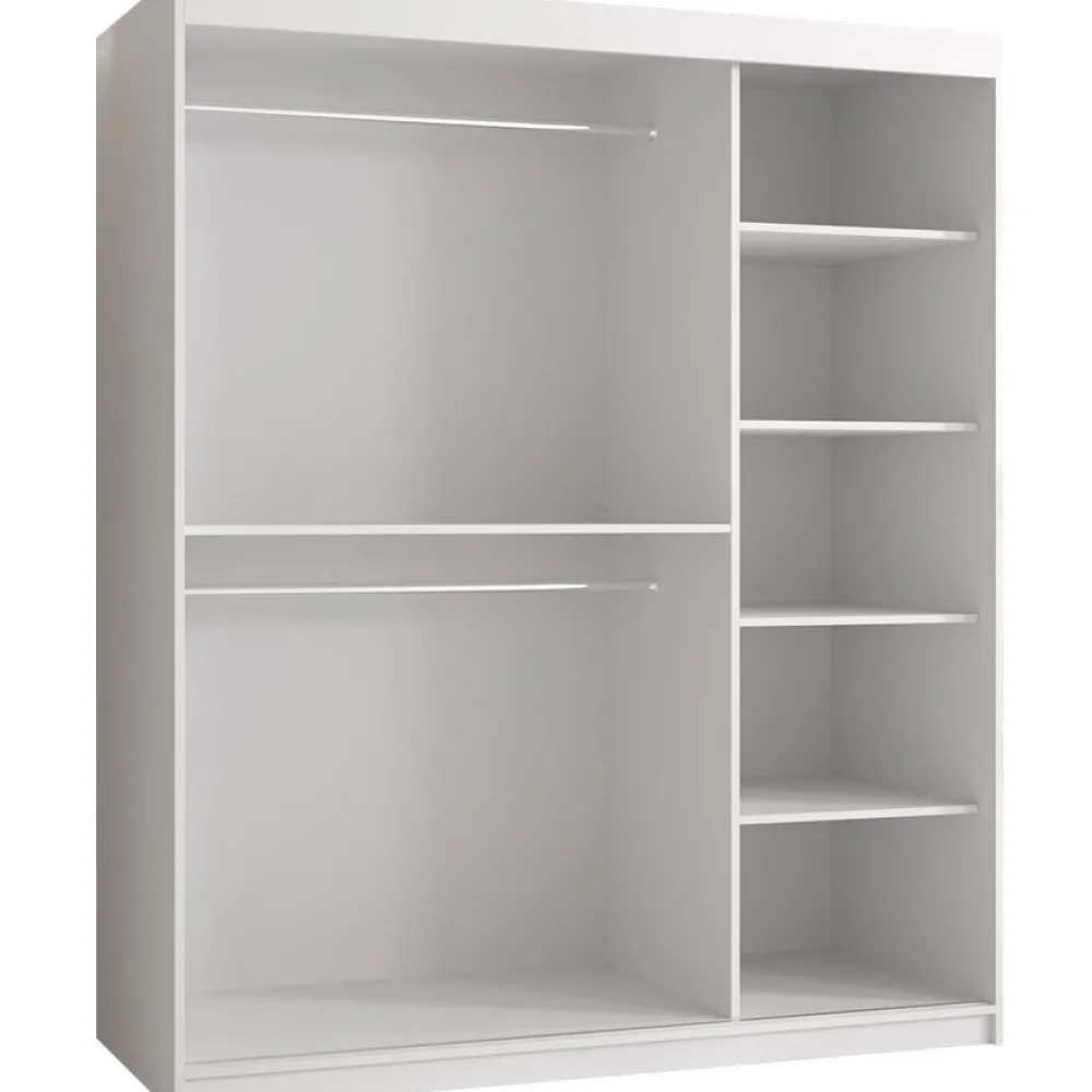 Discount Liukuovivaatekaappi RIFLO SLIM 1 150, 150x200cm Liukuovikaapit