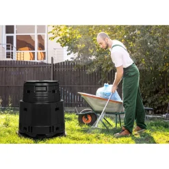 Lämminkomposti Master 375 L -15°C musta*Greenline New