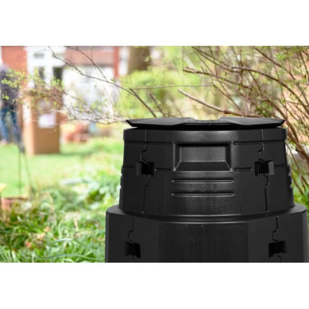 Lämminkomposti Master 375 L -15°C musta*Greenline New