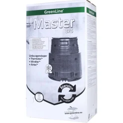 Lämminkomposti Master 375 L -15°C musta*Greenline New