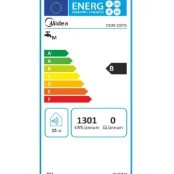 Lämminvesivaraaja Lume, Wi-Fi, emali, 50l*Midea Best