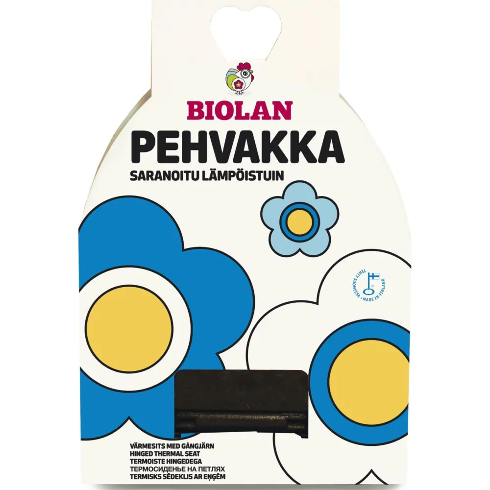 Lämpöistuin Pehvakka, saranoitu*Biolan Clearance