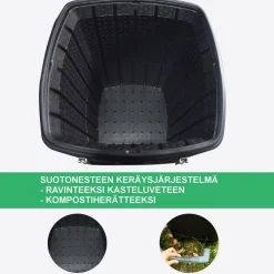Lämpökompostori , 110 litraa, musta*Green Land New