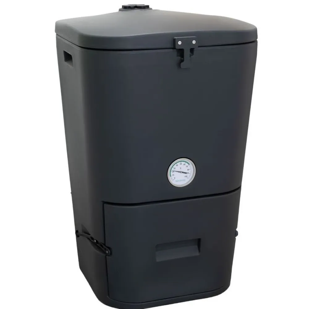 Lämpökompostori 210l harmaa*Rotomon