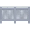Lämpöpatterin suoja antrasiitti 152x19x81 cm mdf*FinePRICE New