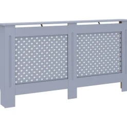 Lämpöpatterin suoja antrasiitti 152x19x81 cm mdf*FinePRICE New