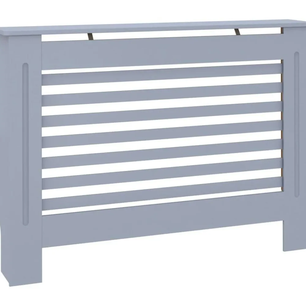 Outlet Lämpöpatterin suoja antrasiitti 112x19x81cm mdf Patterinsuojat