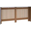 Online Lämpöpatterin suoja antrasiitti mdf 172x19x81cm Patterinsuojat