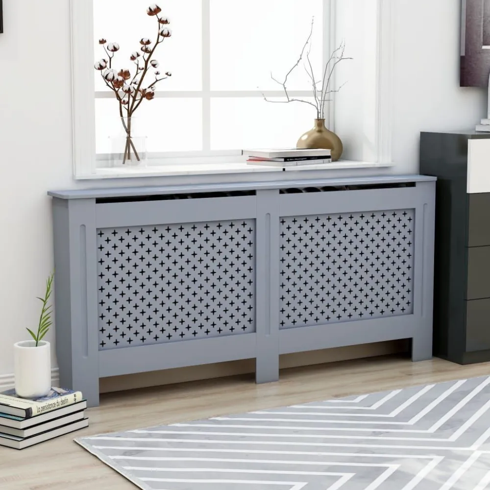 Best Lämpöpatterin suoja antrasiitti 172x19x81 cm mdf Patterinsuojat