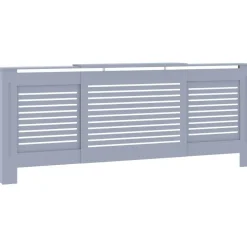 Sale Lämpöpatterin suoja harmaa mdf 205 cm Patterinsuojat