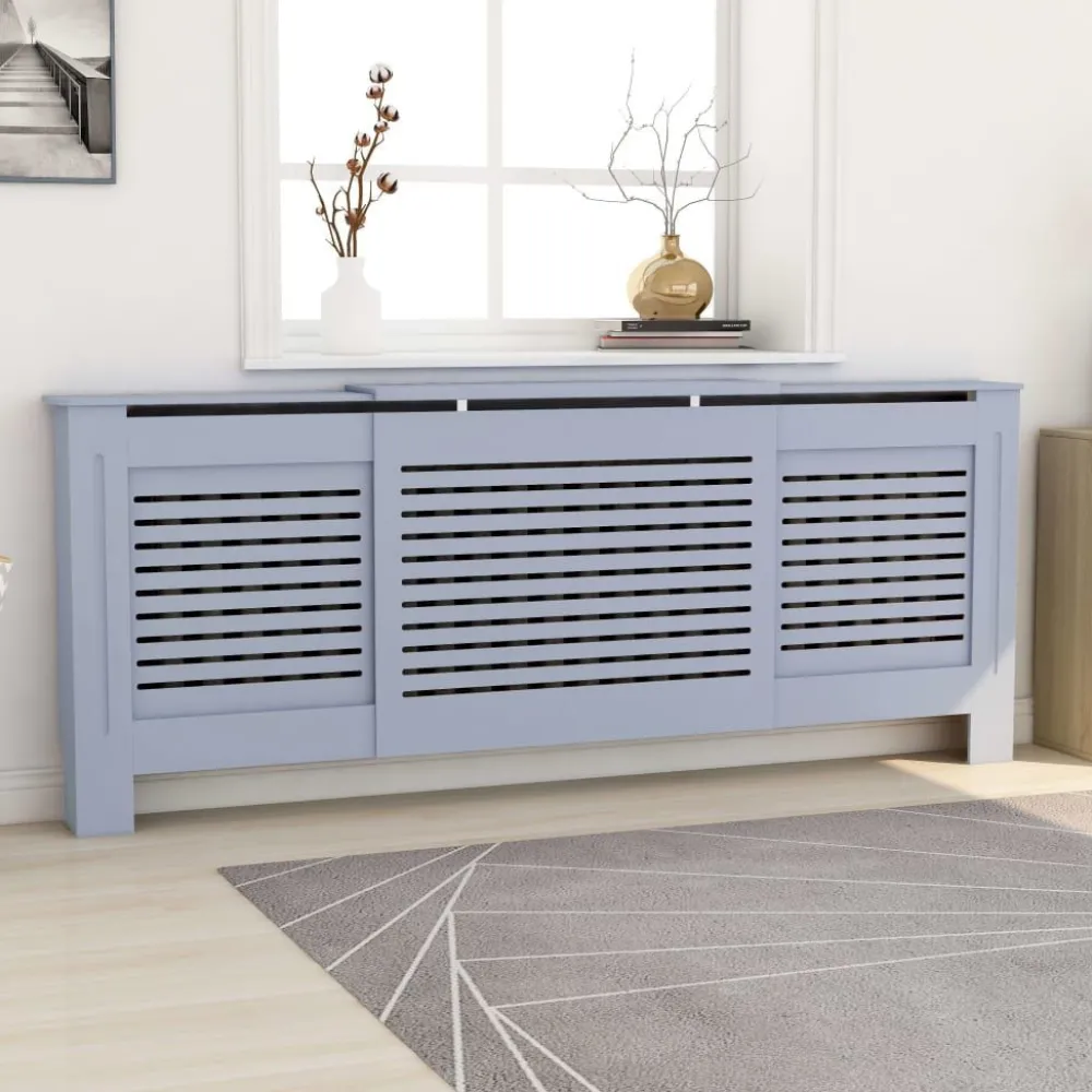 Sale Lämpöpatterin suoja harmaa mdf 205 cm Patterinsuojat