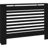 Lämpöpatterin suoja musta 112x19x81cm mdf*FinePRICE Hot