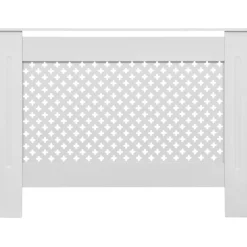 Sale Lämpöpatterin suojat 2 kpl valkoinen 112x19x81,5cm mdf Patterinsuojat