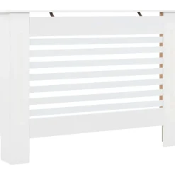 New Lämpöpatterin suojat 2 kpl valkoinen 112x19x81,5 cm mdf Patterinsuojat