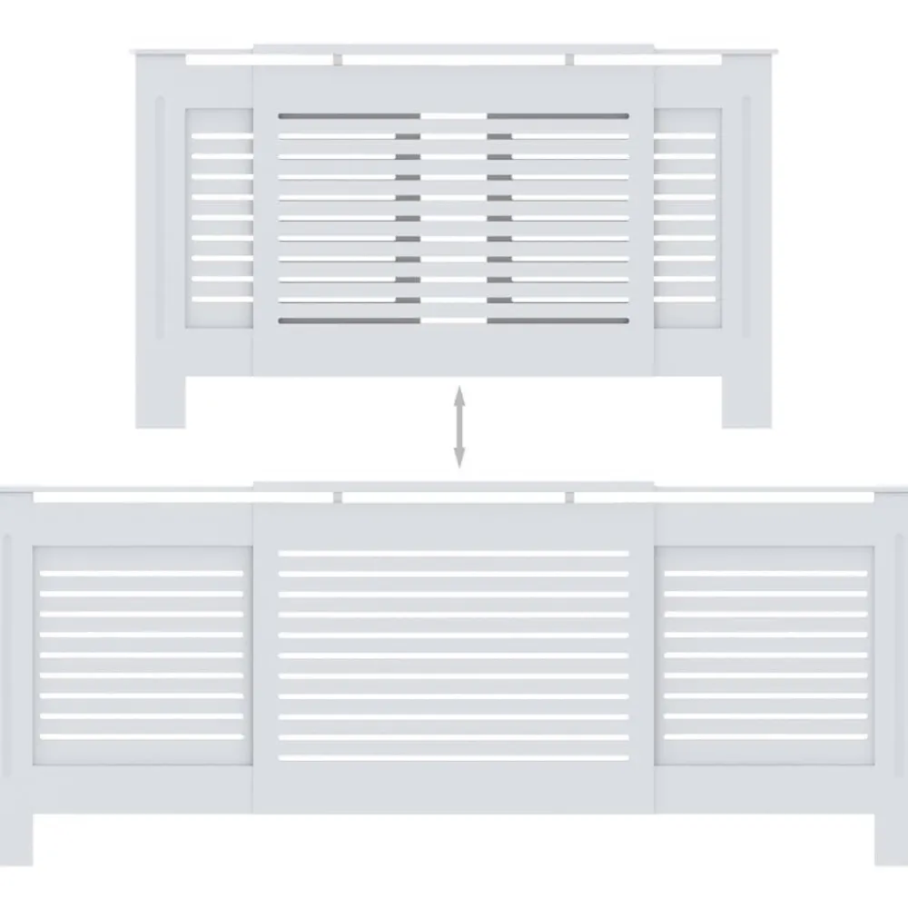 Best Lämpöpatterin suoja valkoinen mdf 205 cm Patterinsuojat