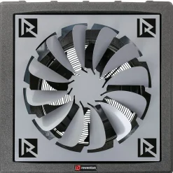Clearance Lämpöpuhallin HC70-3S 60,6 kW musta + levityssäle 360 Vesikiertoiset Lämpöpuhaltimet