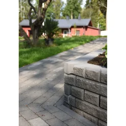 Best Lohkomuurikivipari Lakka 480x200x100 mm ja 80x200x100 mm harmaa Muurikivet