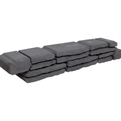 Loimumuurikivi Lakka 360x180x90mm, musta Muurikivet