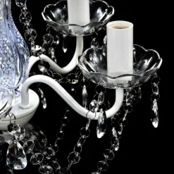 Läpikuultava kattokruunu 5 lamppua*FinePRICE Best