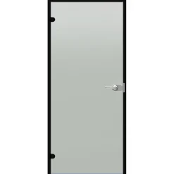 Lukittuva lasiovi 7x21 alumiinikarmi satiini*Harvia Outlet