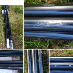 Lumiestepaketti , suorauraisille peltikatoille (Suoraura 400), 3m, 2 lumiesteputkea + asennussarja, eri värejä*Ruukki Clearance
