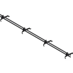 Lumiestepaketti , tiilikuvioiduille teräskatoille (Muotokate 350), 3m, 2 lumiesteputkea + asennussarja, eri värejä Kattoturvatuotteet
