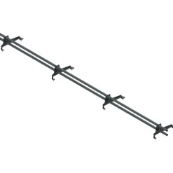 Lumiestepaketti , tiilikuvioiduille teräskatoille (Muotokate 350),  3m, 2 lumiesteputkea + asennussarja, eri värejä Kattoturvatuotteet
